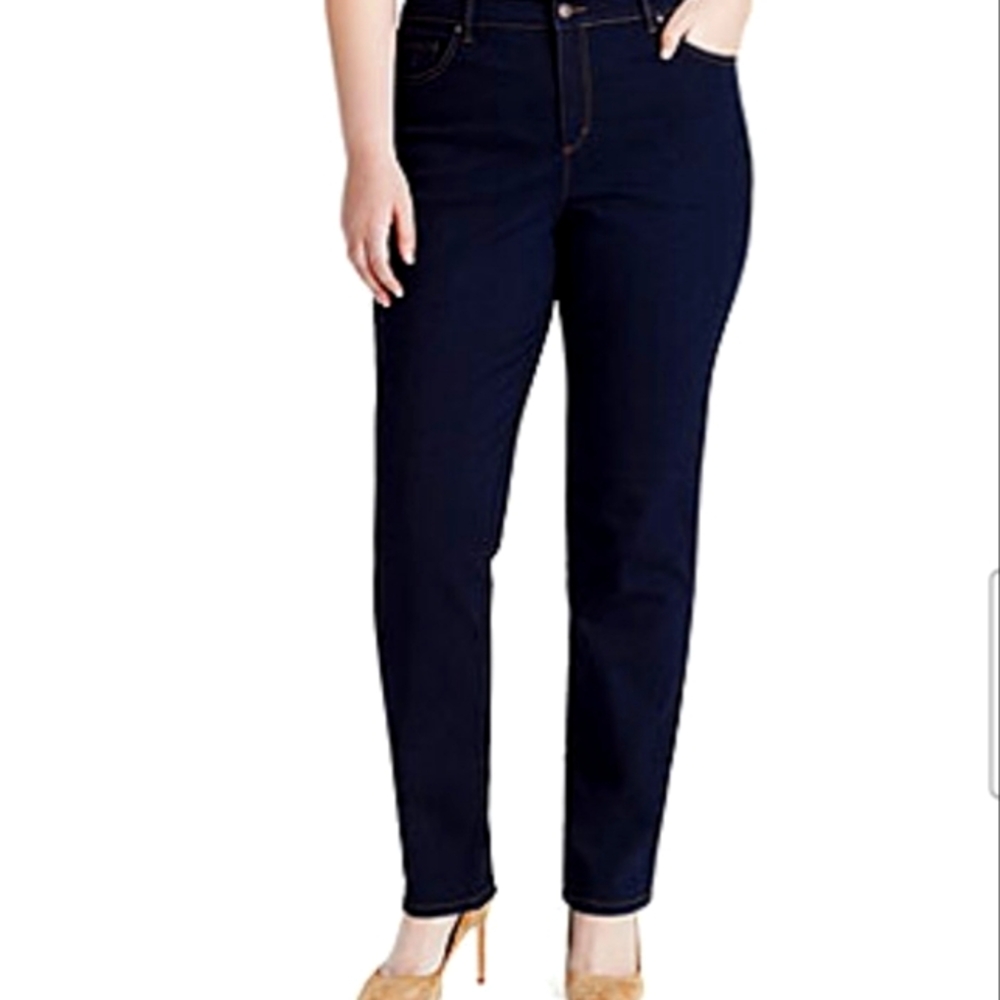 Gloria Vanderbilt Amanda Black Plus Stretch Jeans